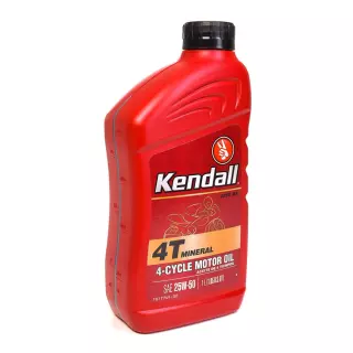Kendall 4T MINERAL 25W-50, JASO MA, API SL